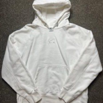 Nike Air oversized white hoodie