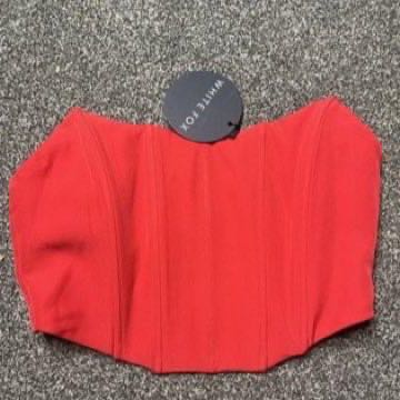 White Fox Patience corset, red